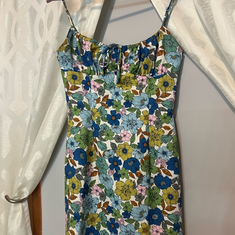 Floral Spaghetti Strap Dress